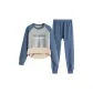 Gray Blue Letter