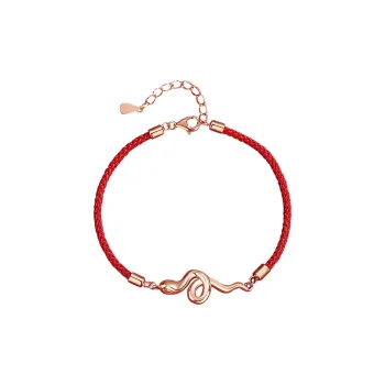 MAGICPOLE 925 Sterling Silver Bracelets Women's Red