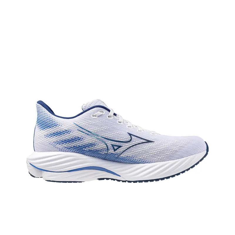 Mizuno Wave Rider 28 Super Wide 'White Estate Blue'-1