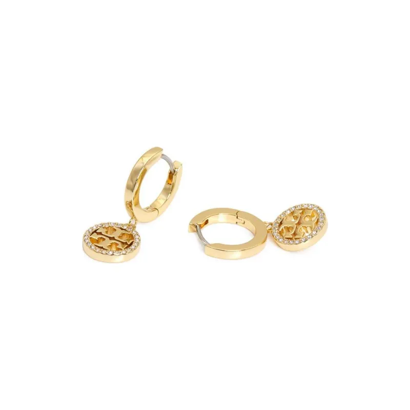 TORY BURCH Miller Logo Charm Earrings-2