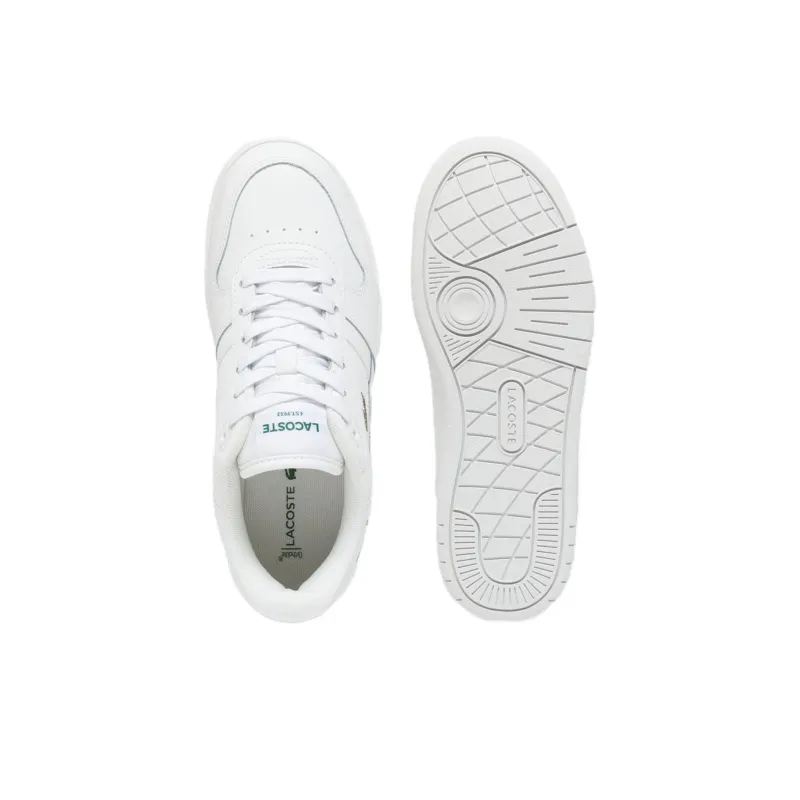 LACOSTE T Clip Low Top Skateboard Shoes Women's White-4