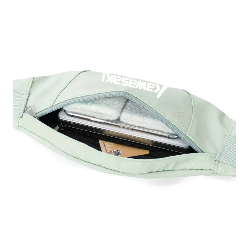 Kawasaki Polyamide Fanny Pack, Crossbody Bag, Sling Bag, Backpack Unisex Multicolor-33