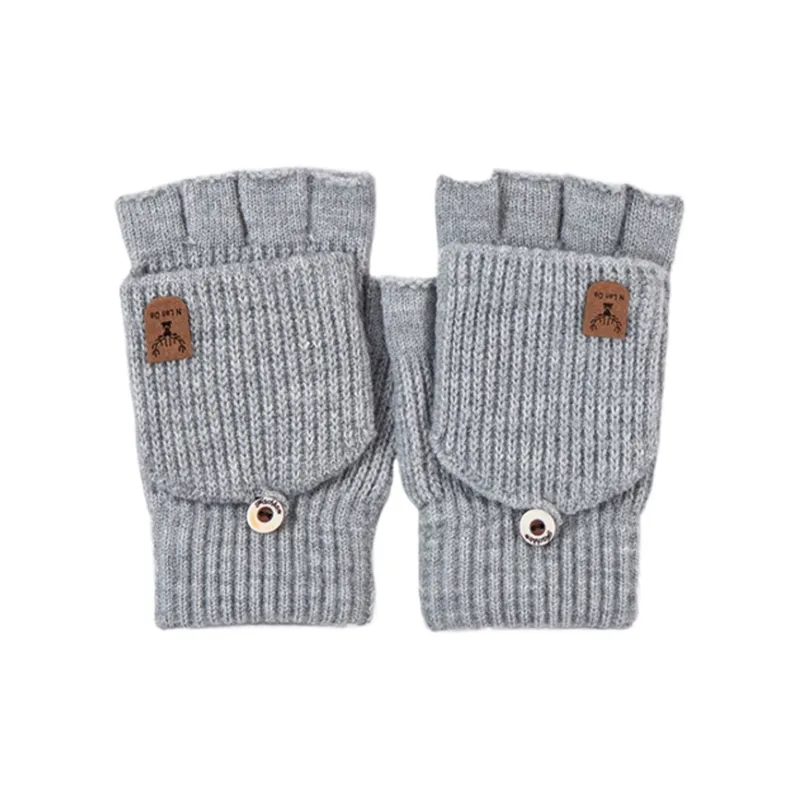 Yalu Polyester Knit Gloves Unisex-3