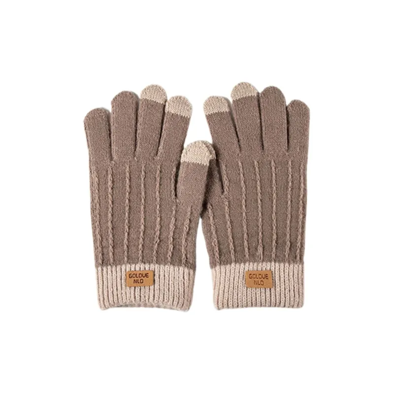 Yalu Polyester Knit Gloves Unisex-2