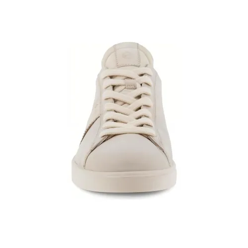 Ecco Low-Top Skateboard Shoes Women's Ecru