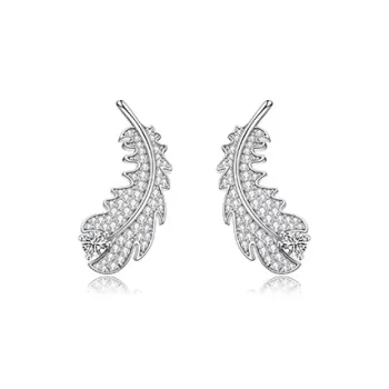 KAiLA S925 Silver Stud Earrings Women's Love Confession Box