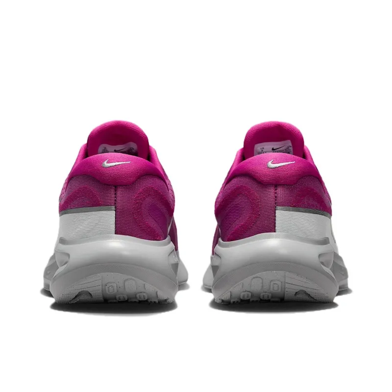Nike Journey Run Anti Slip Wear Resistant Low Top Running Shoes Women's Purple Gray Silver-4