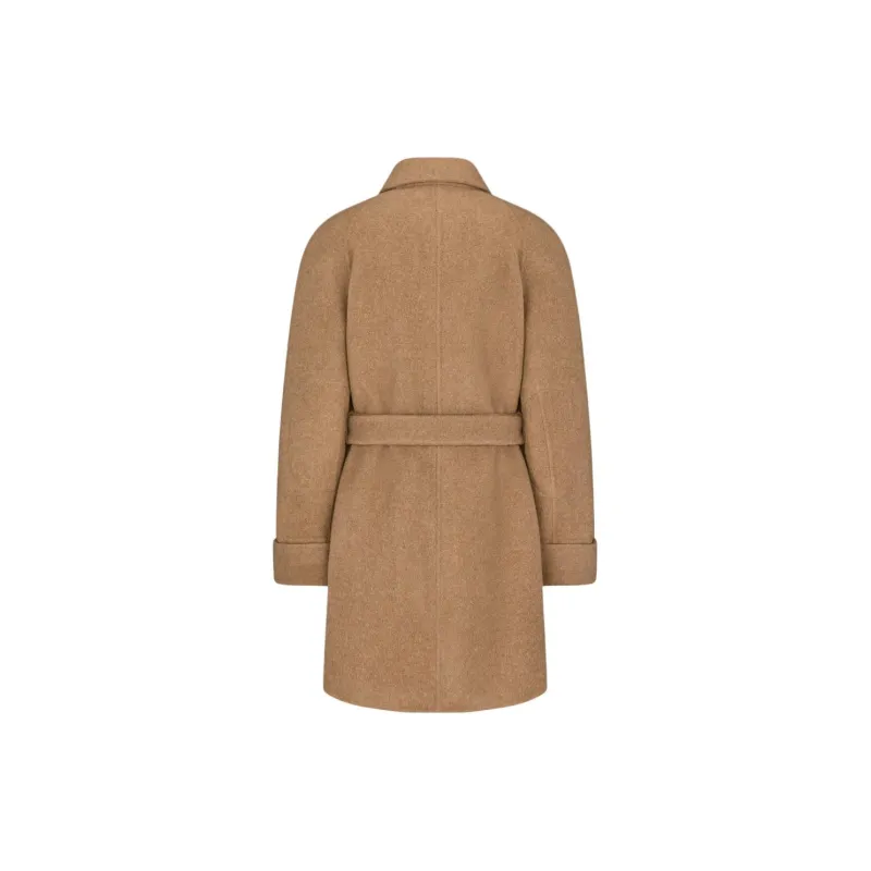 DIOR Coats Women's Beige-1