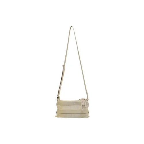 JOSEPH&STACEY Polyester Crossbody Bag Shoulder Bag Small Size Unisex Beige