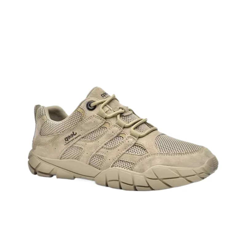 Jeep Cushioning, Slip Resistant, Abrasion Resistant, Breathable Coverage Low Top Casual Shoes Women's Sand-1