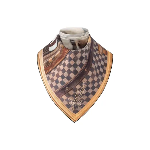 LOUIS VUITTON Elegant Scene Of A Dog Silk Square