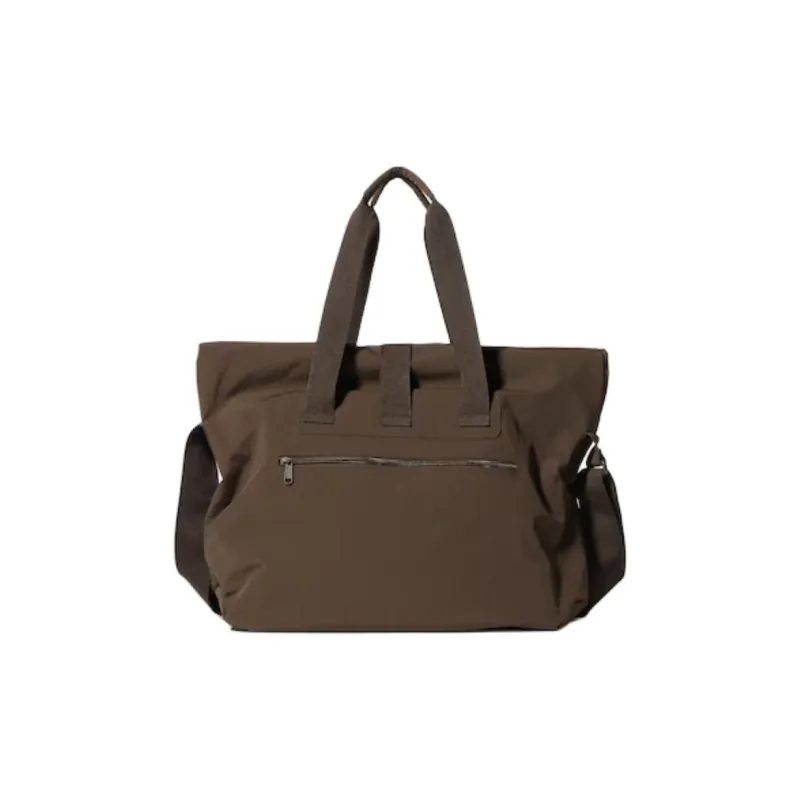 UNIQLO Nylon Crossbody One Shoulder Handbag Regular Unisex Dark Brown-2