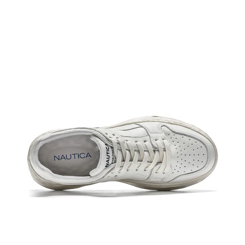 NAUTICA Skateboard Shoes Men Low Top Black/White/Gray-3
