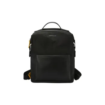 Mandarina Duck Nylon Backpack Unisex Black