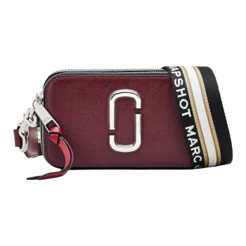 MARC JACOBS Leather Camera Bag Shoulder Bag Crossbody Bag Women's Red