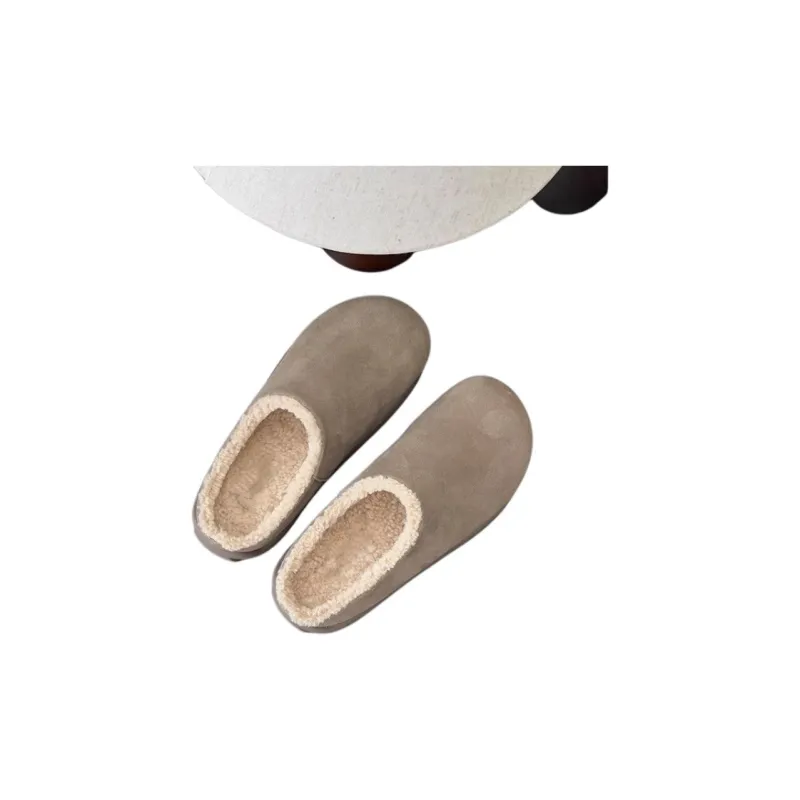 Qiao Anju Home Slippers Maroon Antelope Brown-6
