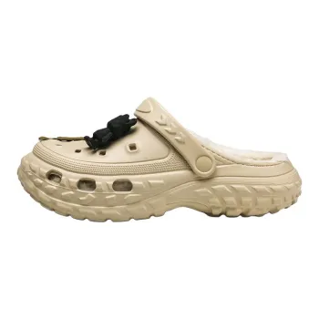 Darcy Sen Cotton Slippers Khaki/Black/Gray