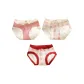 3 Pack (Red Edge Large Check+White Edge Houndstooth+White Edge Large Check)