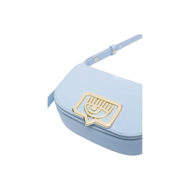 CHIARA FERRAGNI Eyelike Polyester Handbag, Shoulder Bag Women's Light Blue-2