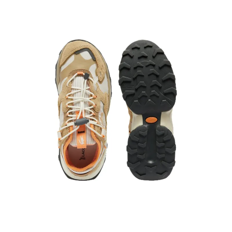 LACOSTE L-Guard Breaker Low-Top Outdoor Shoes Women's Brown White-4