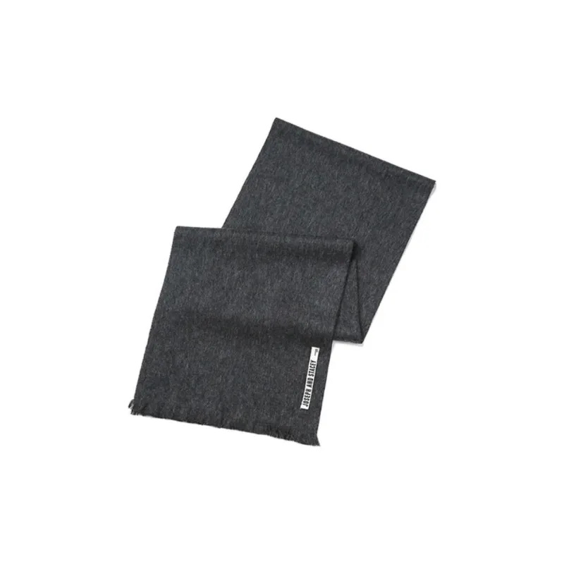 JOSEPH&STACEY Cashmere Knit Scarves Unisex Charcoal Gray-1