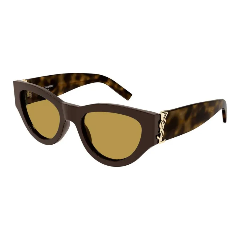 SAINT LAURENT Recycled Acetate Cat Eye Sunglasses Women's Tortoiseshell-0