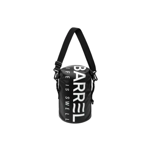 BARREL PVC Crossbody Bag Shoulder Bag Women's Black