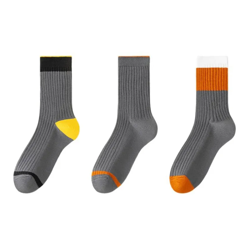 MIIOW Mid Calf Socks Men's Combo Set-7