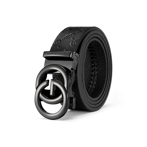 FAIRWHALE Top Grain Cow Leather Belts Men's Width 3.5CM