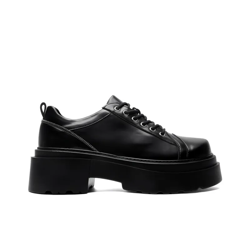 Chi Wolf Derby Shoes Casual Shoes Men's Black-1