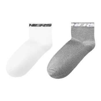 Skechers Colorful Mid Calf Socks Unisex 2 Pack