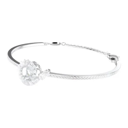 Swarovski Rhodium Plated Bracelets Women's Silver