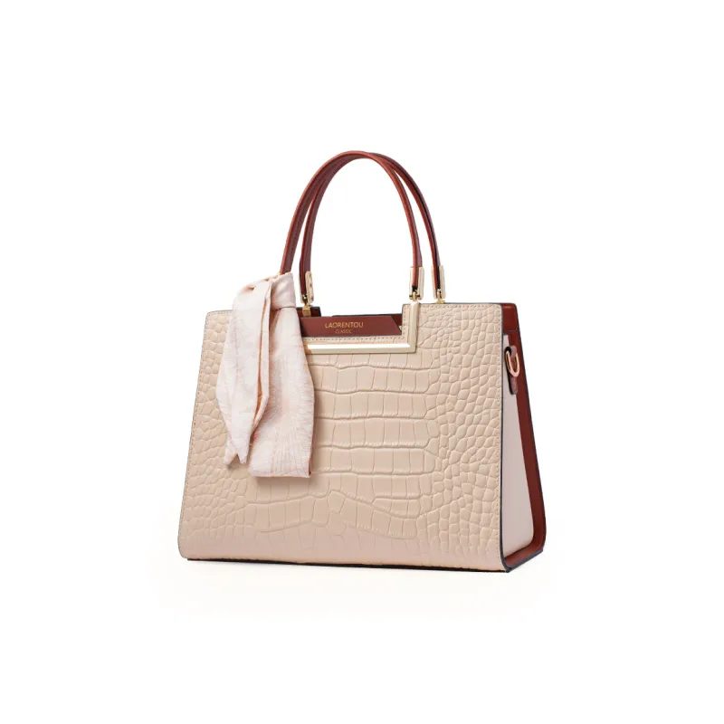 Old Man's Head Cow Leather Tote Bag Crossbody Bag One Shoulder Handbag Regular Women's Multicolor-33