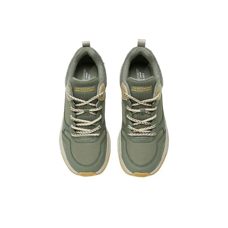 Skechers Bob's Wear Resistant Low Top Casual Shoes Women's Olive Green-1