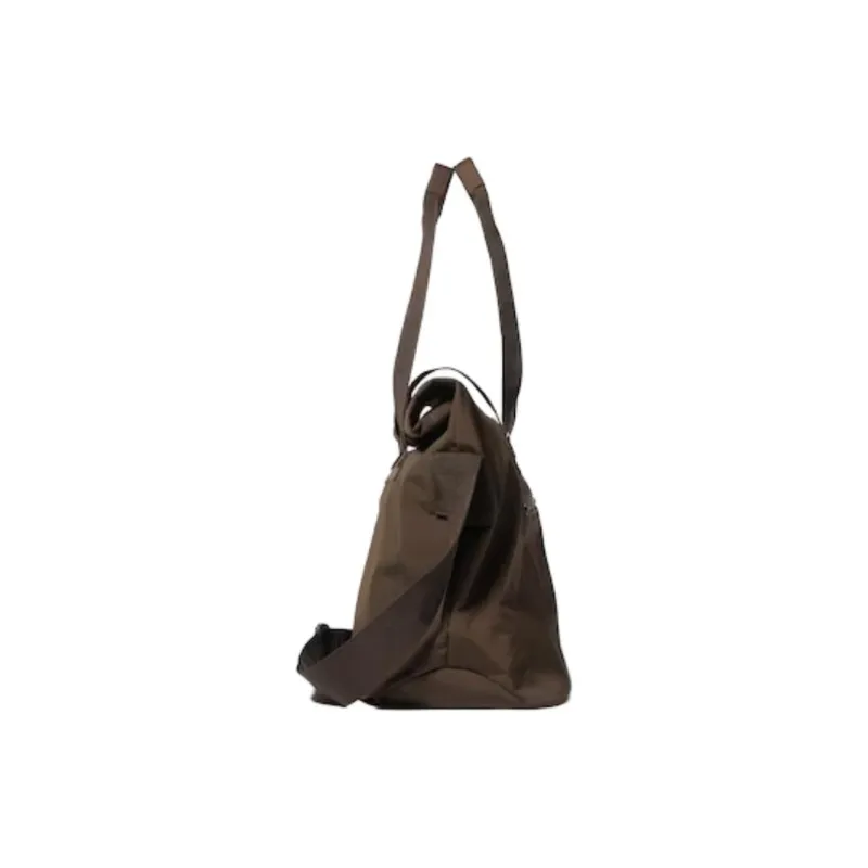 UNIQLO Nylon Crossbody One Shoulder Handbag Regular Unisex Dark Brown-1