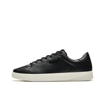 Anta Champion All Weather Series Anti Slip And Wear Resistant Lightweight Low Top Skateboard Shoes Men's Basic Black