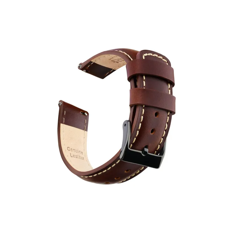 CHRROTA Huawei GT3/GT4/GT5 All Compatibility Watch Band 20/22MM Genuine Leather Material-7