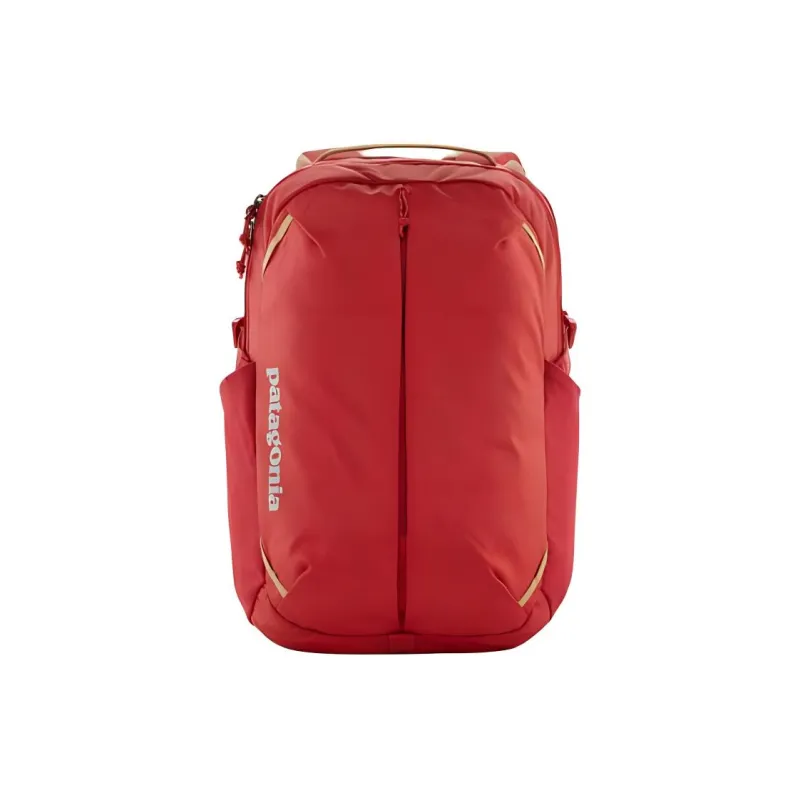 Patagonia Recycled Material, Polyester Backpack Regular Unisex Travel Red-0