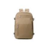 Khaki[Includes Wet-Dry Separation Pocket+Independent Shoe Compartment]