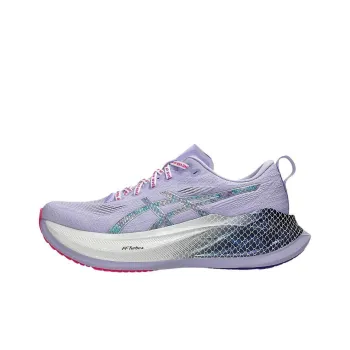 Lucy Charles Barclay x Asics SUPERBLAST 2 Anti Slip Wear Resistant Low Top Casual Running Shoes Unisex Purple Silver