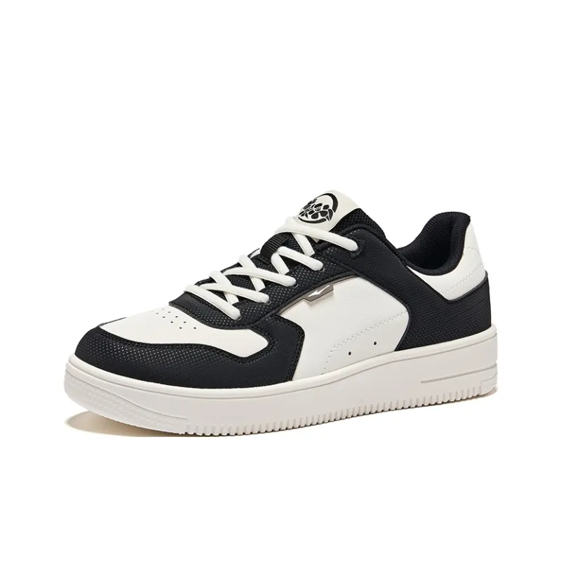 Erke Bell Blue 2 Wear-Resistant Slip-Resistant Low-Top Low-Top Women's Microcrystal White/Jet Black-2