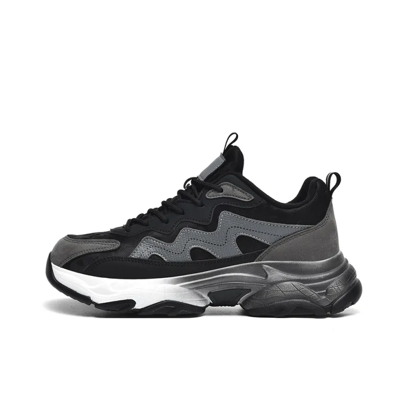 MUSNODO Cushioning, Slip Resistant, And Abrasion Resistant Low Top Casual Running Shoes Men's Black Purple Green-20