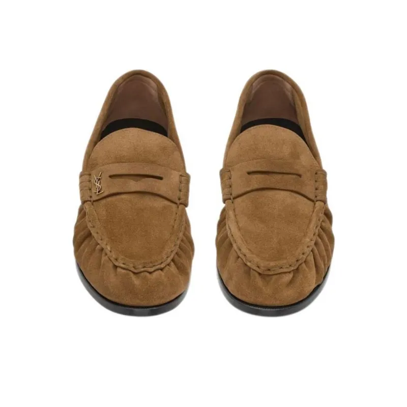 SAINT LAURENT Le Loafer Loafers Men's Brown-3