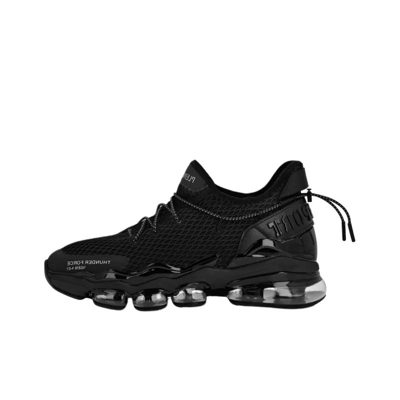 PLEIN SPORT THUNDER FORCE GENX 01 Low Top Casual Shoes Unisex Black-0