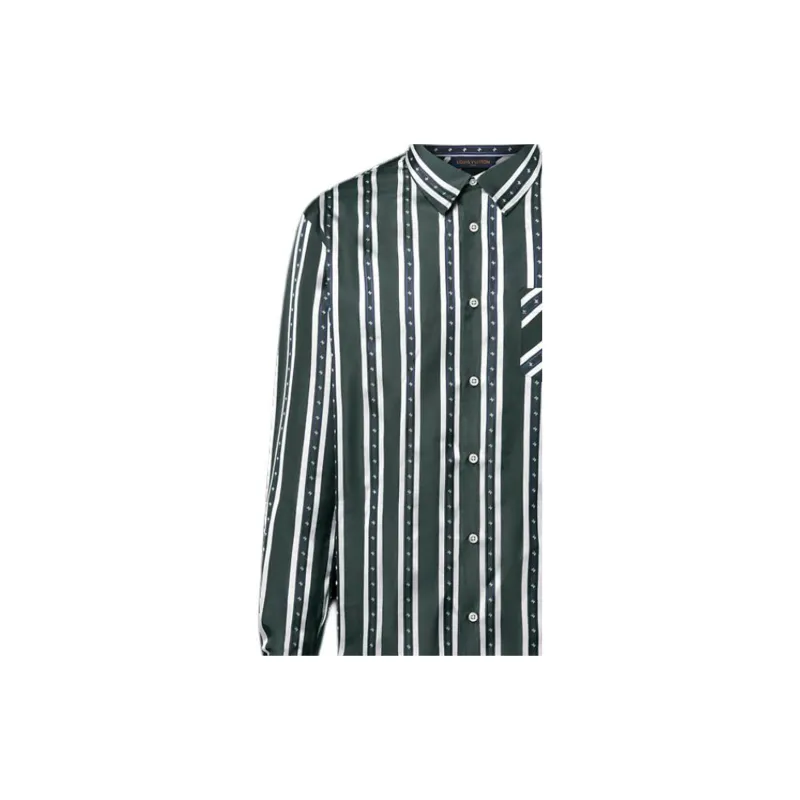 LOUIS VUITTON Long Sleeved Silk Shirt-3