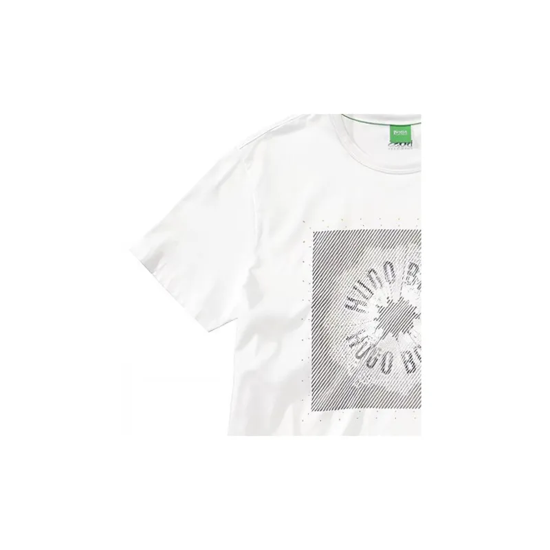 HUGO BOSS SS22 T Shirt Men's White-4