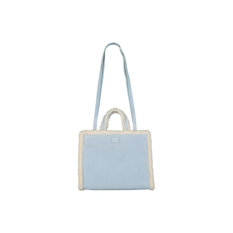 UGG Telfar Collaboration Sheepskin Shoulder Bag Crossbody Bag Handbag Medium Size Women's Blue-1