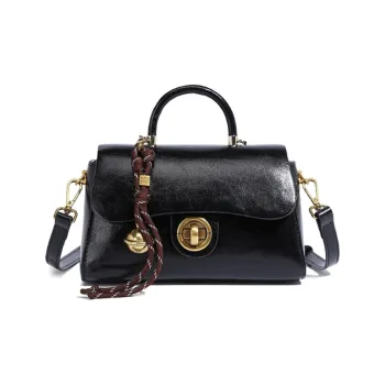 KAISER Artificial Leather Shoulder Bag, Crossbody Bag, Handbag Women's Black/Red