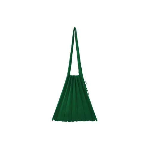 JOSEPH&STACEY Recycled Polyester Handbag Shoulder Bag Medium Size Women's Green