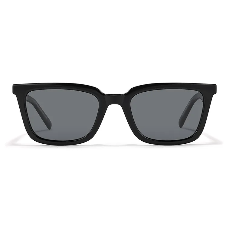 Sagawa Plate Frame TR/Memory Plastic Square Sunglasses Unisex-1